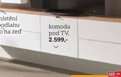 KOMODA POD TELEVIZI
