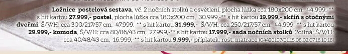 SADA NOČNÍCH STOLKŮ