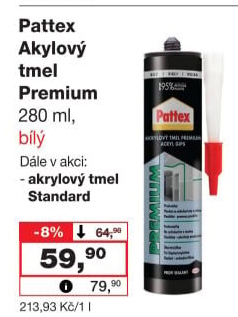 Akrylový tmel Pattex