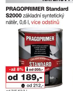 Barva na kov Standard Pragoprimer