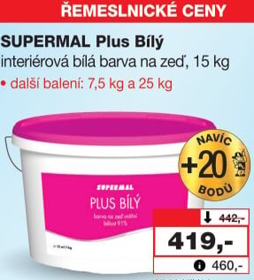 Interiérová barva Plus Supermal