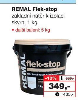 Izolační nátěr Flek - stop Remal