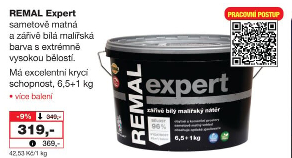 Malířský nátěr Expert Remal