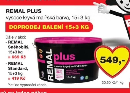 Malířský nátěr Plus Remal