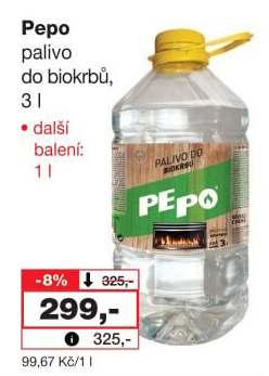 Palivo do biokrbů Pe-Po