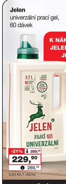 Prací gel Jelen