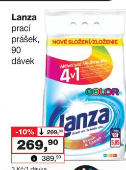 Prací prášek Lanza