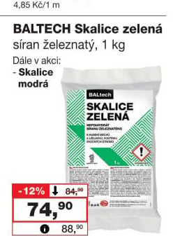 Zelená skalice BALtech