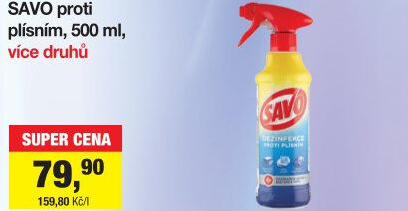 Čistič proti plísním Savo
