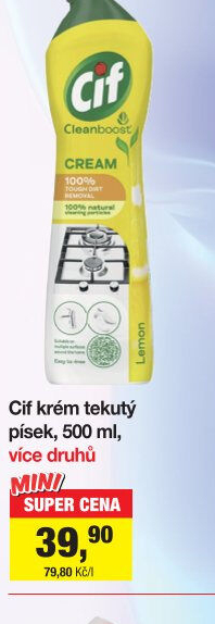 Krémový čistič Cif Cream