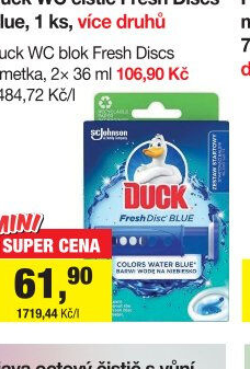 WC blok bodový Fresh Discs Duck