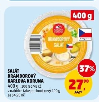Bramborový salát Karlova Koruna