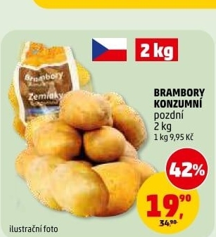 Brambory konzumní pozdní