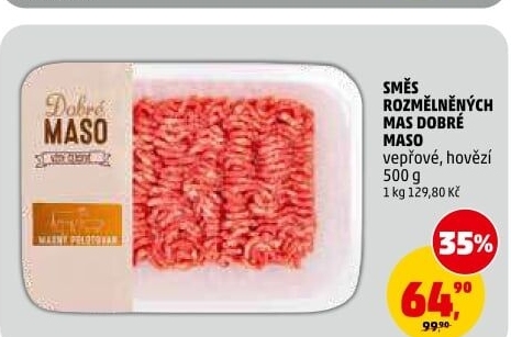 Mělněné masa mix Dobré maso