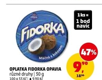 Oplatky Fidorka Opavia