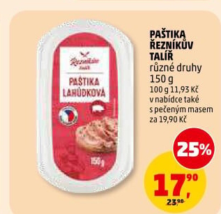 Paštika Řezníkův talíř