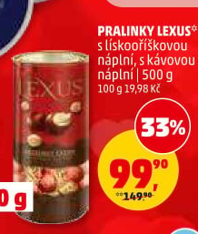 Pralinky Lexus