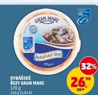 Řezy rybářské Gran Mare