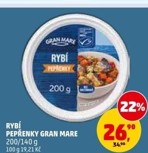 Rybí pepřenky Gran Mare