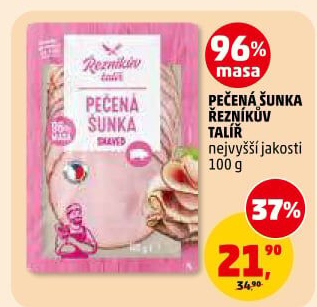 Šunka pečená nejvyšší jakosti Řezníkův talíř