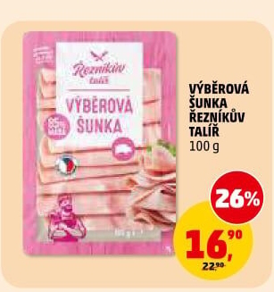 Šunka výběrová Řezníkův talíř