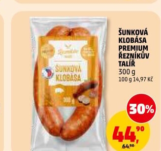 Šunková klobása Premium Řezníkův talíř