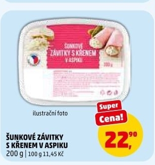 Šunkový závitek s křenem