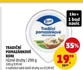 Tradiční pomazánkové Boni