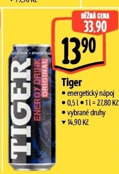Energetický nápoj Tiger