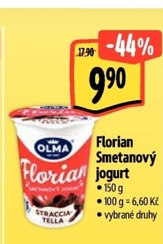 Jogurt smetanový Florian Olma