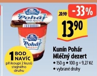 Mléčný Pohár Mlékárna Kunín