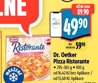 Pizza mražená Ristorante Dr. Oetker