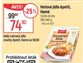 Hotová jídla Apetit
