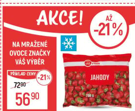 Jahody mražené Váš Výběr