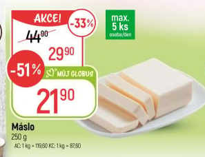 Máslo Milkpol