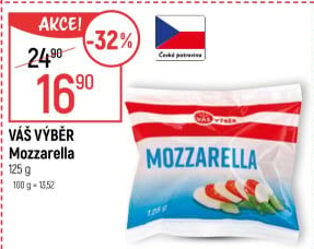 Mozzarella Váš Výběr