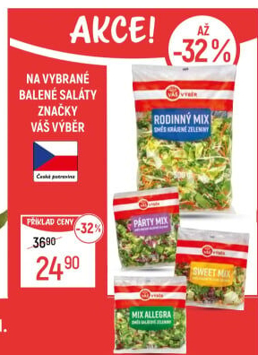 Salát rodinný mix Váš Výběr