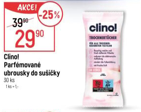 Ubrousky do sušičky Clino!