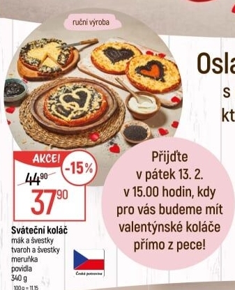 Koláč sváteční