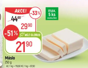 Máslo Milkpol