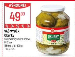 Okurky Váš Výběr