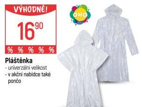 Pláštěnka OHO