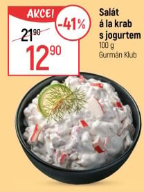 Salát a la krab s jogurtem