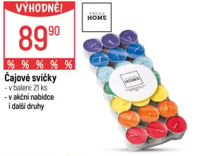 Čajové svíčky Prego Home