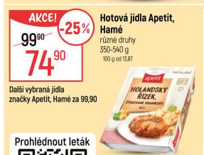 Hotová jídla Apetit