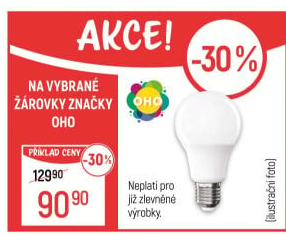 LED žárovka OHO