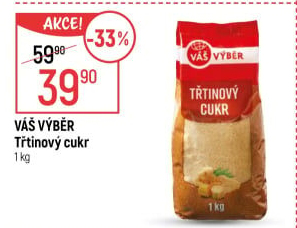 Třtinový cukr Váš Výběr