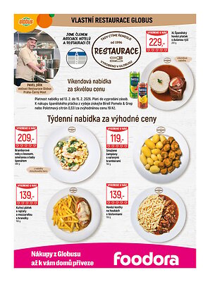akční leták Globus 11.2.2026-17.2.2026
