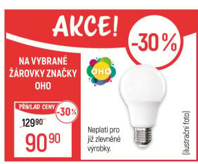 LED žárovka OHO