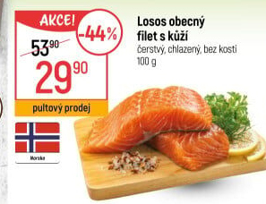 Losos obecný filety